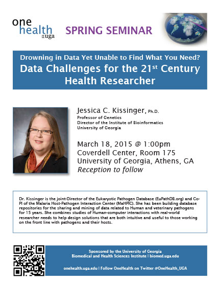One Health Jessica Kissinger Seminar Flyer